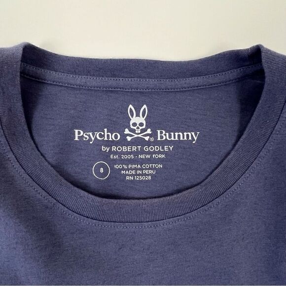 Psycho Bunny Long Sleeve Crew Neck Tee Shirt - Picture 4 of 6